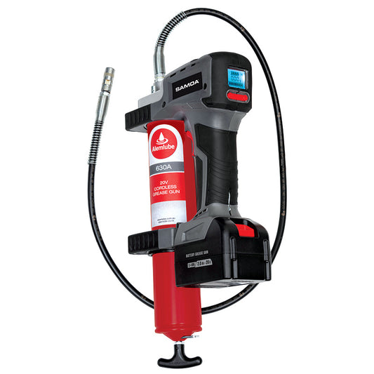 Alemlube 20V Lithium-ion Grease Gun – Continuous Flow, 7,250 psi