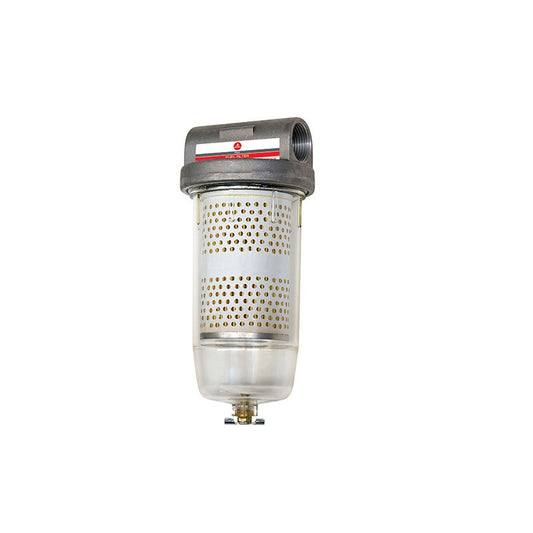 Alemlube Diesel Filter 1" Clear Bowl – 100 L/min, 10 micron