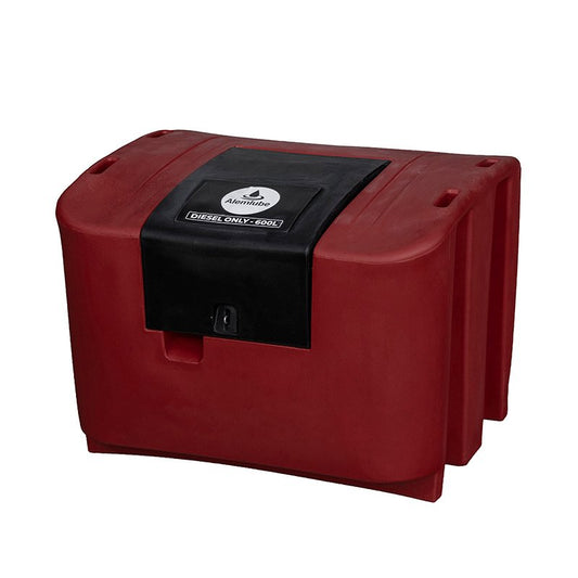 Alemlube 600 L Lockable Diesel Tank – 12V Pump Kit & Auto Nozzle