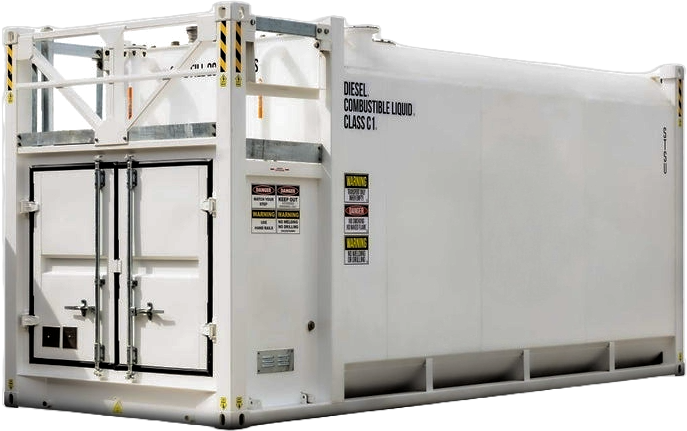 Self-bunded diesel fuel tank